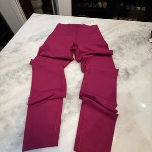 Lululemon Magenta Leggings